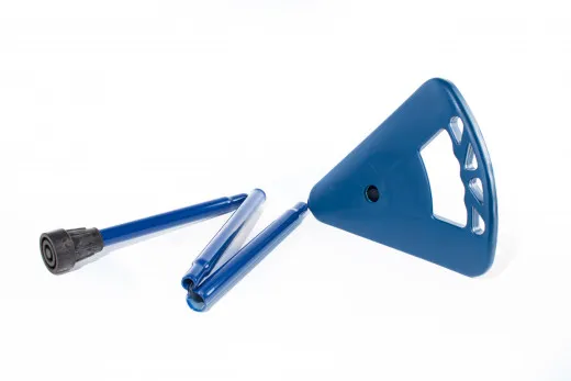 Flipstick Sitzstock extra kurz faltbar mit Tasche blau