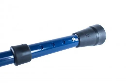 Flipstick Sitzstock Teleskopstock Wanderstock mit Sitz Farbe blau