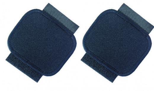2 Stück Griffpolster für Unterarmgehstützen mit Standardgriff schwarz