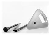 Sitzstock faltbar weiss mit Tasche