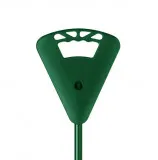 Flipstick Sitzstock extra kurz Farbe grün mit Strandaufsatz