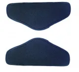 2 Stück Armschalenpolster für Unterarmgehstützen mit Klettverschluss schwarz