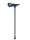 Sitzstock faltbar blau mit Tasche