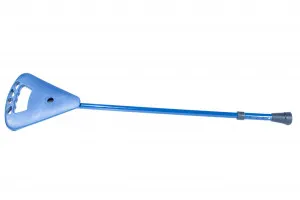 Flipstick Sitzstock Teleskopstock Wanderstock mit Sitz Farbe blau