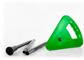 Flipstick Sitzstock extra kurz faltbar hellgrün