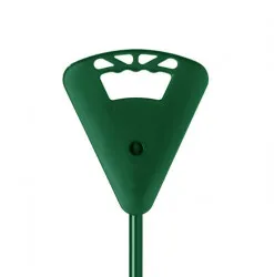 Flipstick Sitzstock extra kurz Farbe grün mit Strandaufsatz