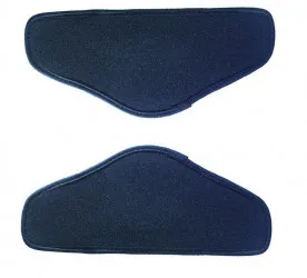 2 Stück Armschalenpolster für Unterarmgehstützen mit Klettverschluss schwarz