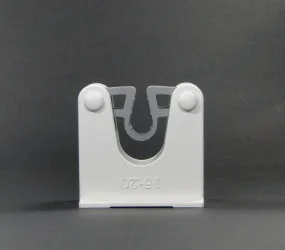 Toolflex Gerätehalter weiß Doppelpack 15-20mm